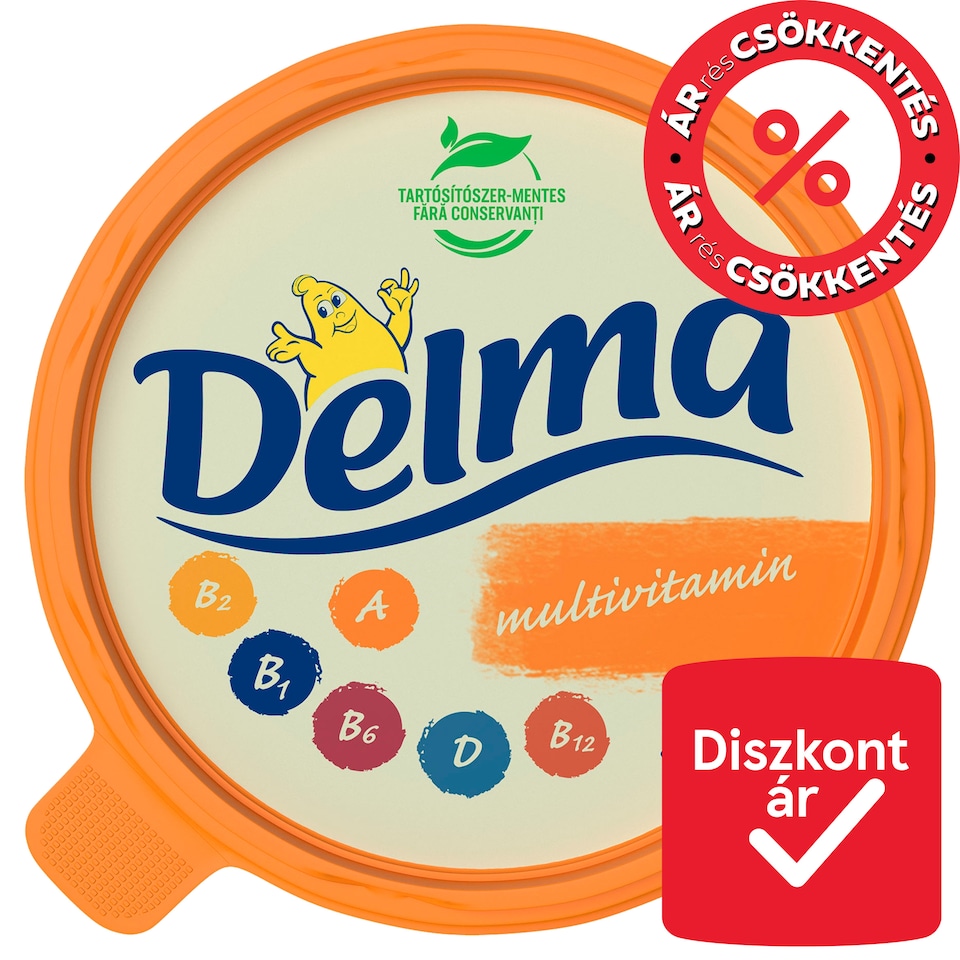 Delma multivitamin kenőmargarin, vitaminokkal 450 g  1. kép