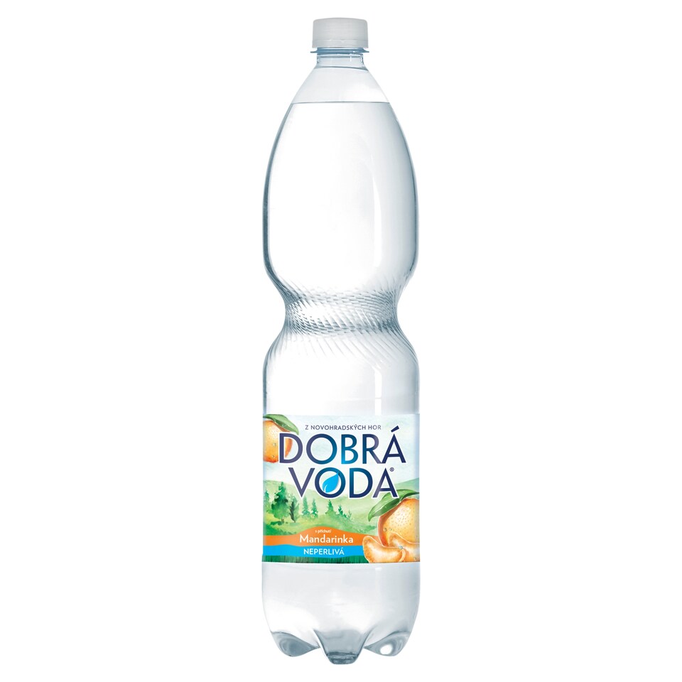 Dobrá voda Neperlivá s příchutí mandarinka 1,5l