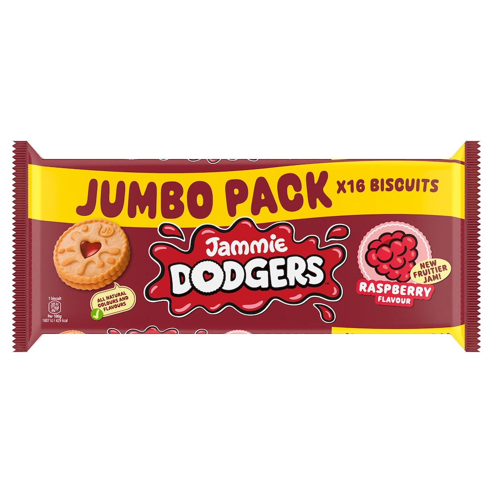 Jammie Dodgers Raspberry Biscuits Twin Pack280g
