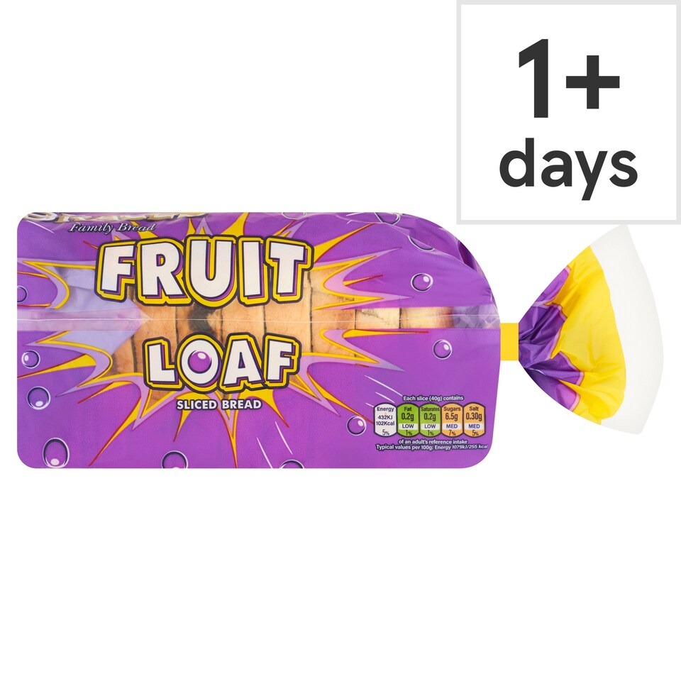 Brace's Family Bread Thick Cut Fruit Loaf 400g
