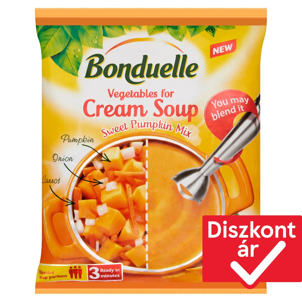 image 1 of Bonduelle Vegetables for Cream Soup Sweet Pumpkin Mix 400 g
