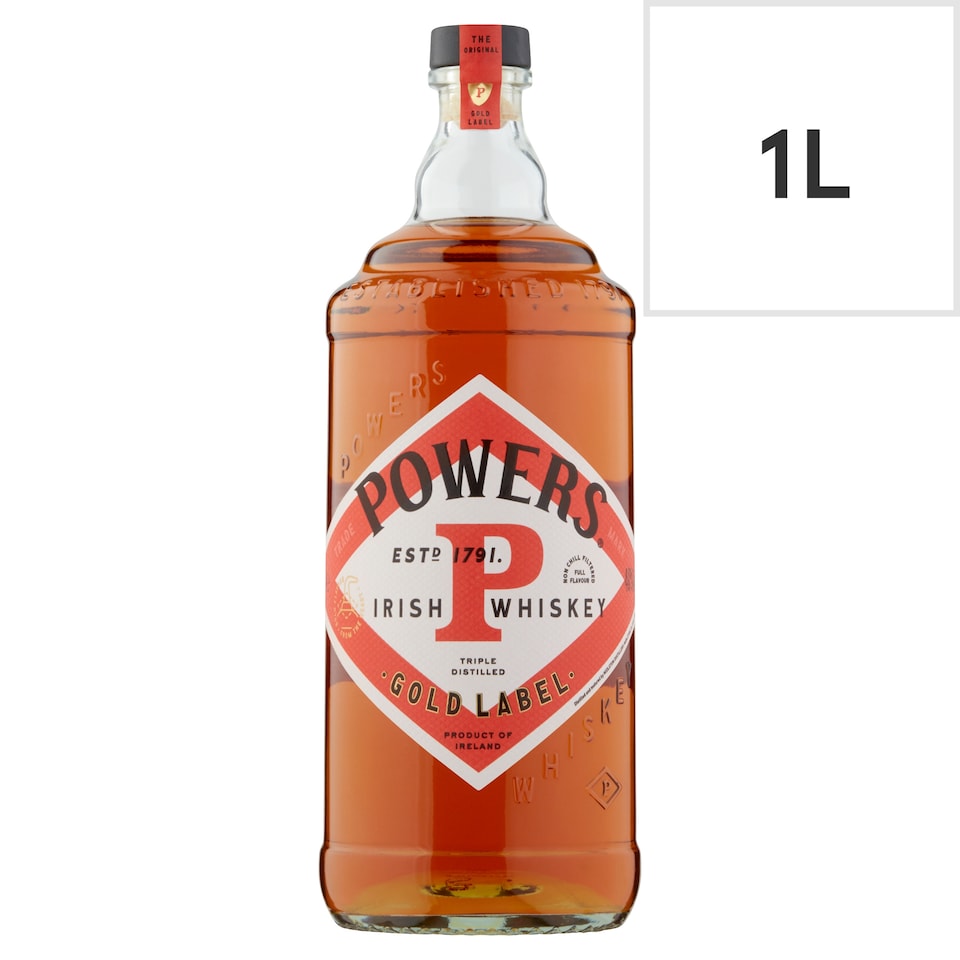 Powers Gold Label Irish Whiskey 1 Litre