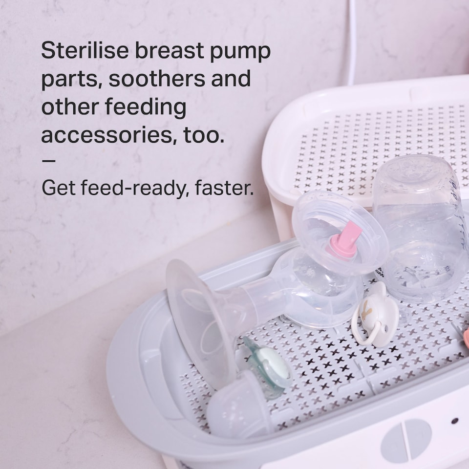 image 1 of Tommee Tippee Super-Steam Advanced Electric Steriliser White