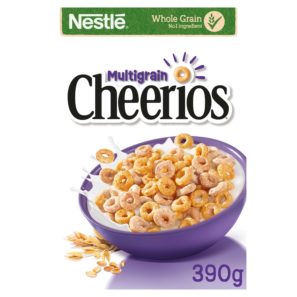 image 1 of Nestle Multigrain Cheerios Cereal 390g