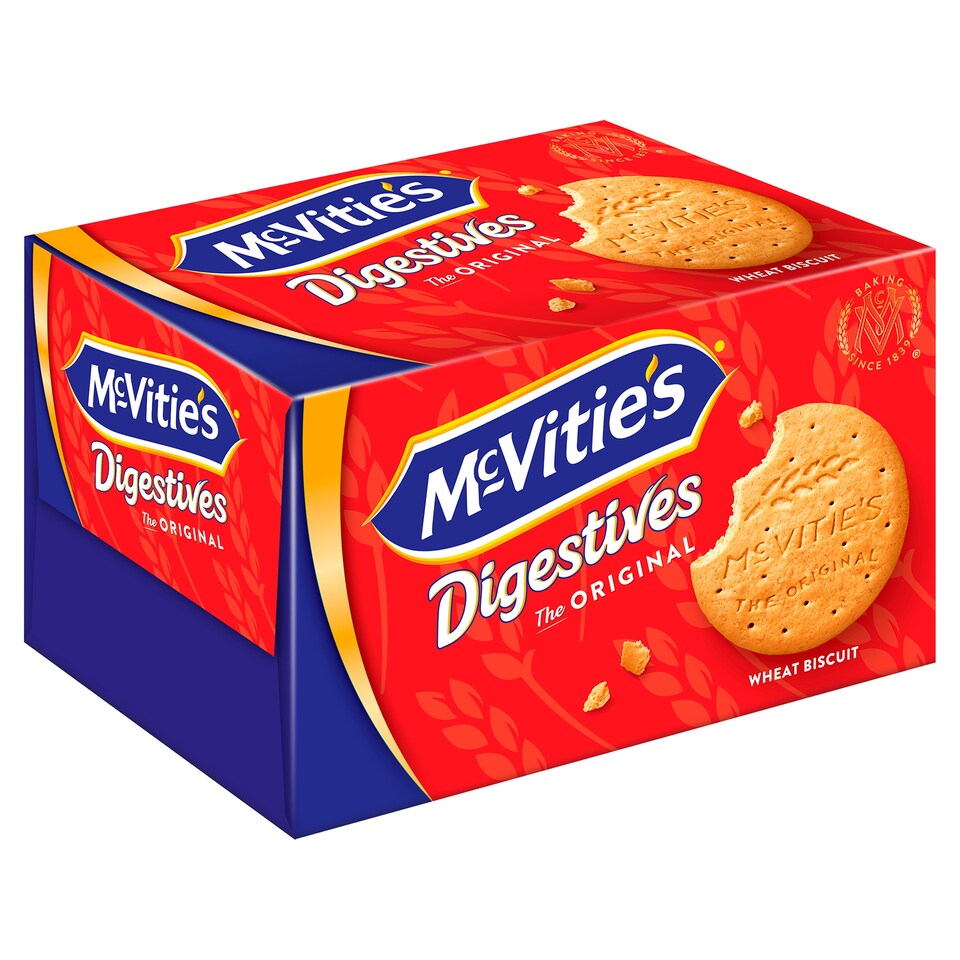 McVitie's Digestive Original teljes kiőrlésű gabonával készült keksz 250 g