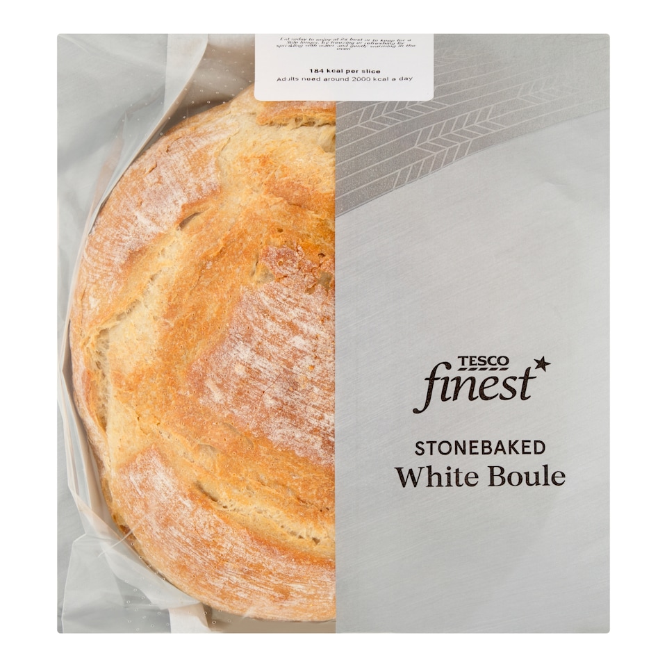image 1 of Tesco Finest White Stonebaked Boule 400g