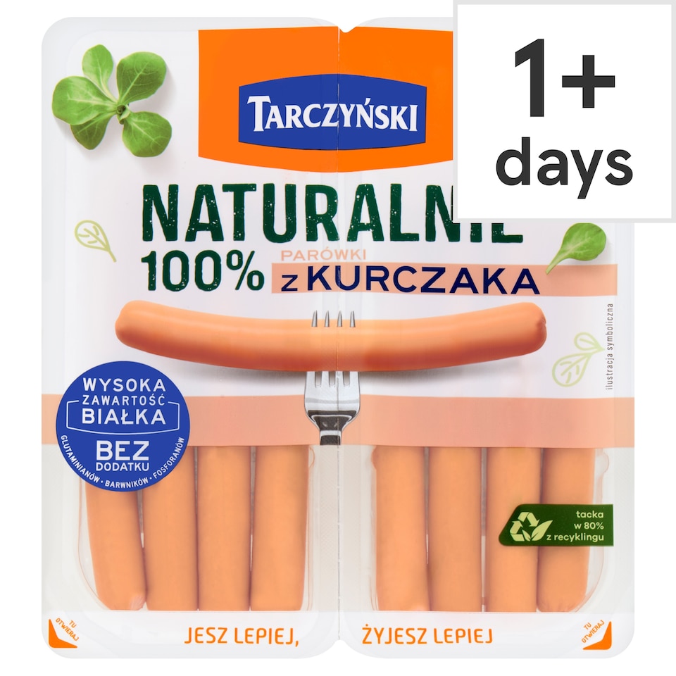 Tarczynski Natural Chicken Frankfurters 2x80g