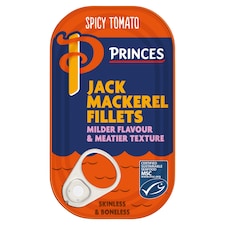 Princes Jack Mackerel Fillets in Spicy Tomato Sauce 125g
