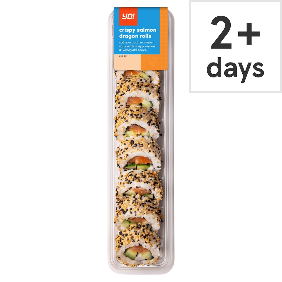 YO! Crispy Salmon Dragon Rolls 202g