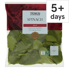 Tesco Mild Spinach 200G