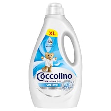 Coccolino White Washing Gel for White Clothes 68 Washes 2,72 l