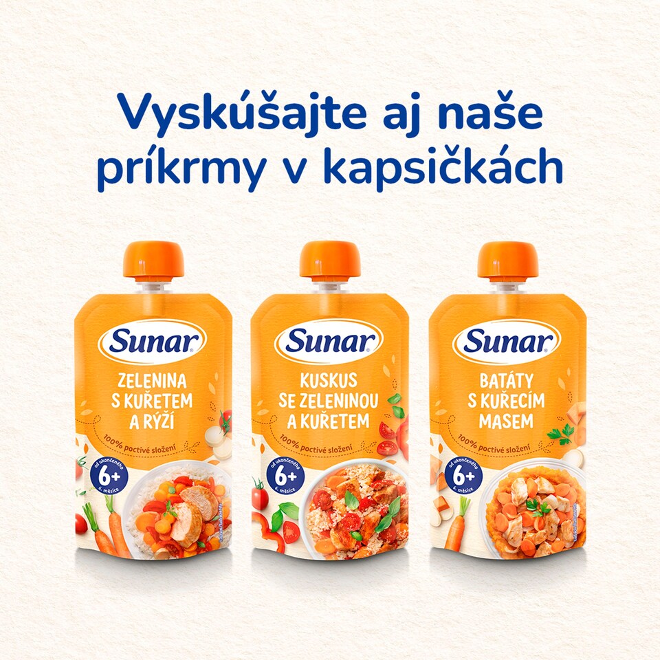obrázok 1 z Sunar príkrm zemiaková kaša s rybou 6m+, 190 g