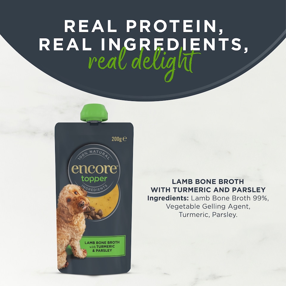 image 1 of Encore Dog Lamb Bone Broth 200g