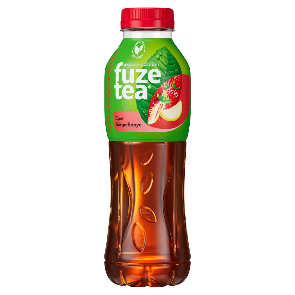 Fuze Tea Non-Carbonated Strawberry and Melon Flavored Soft Drink with Black Tea Extract 500 ml