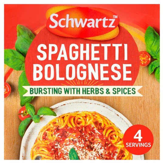 Schwtz Authentic Spaghetti Bolognese Sauce Mix 40G Tesco Groceries
