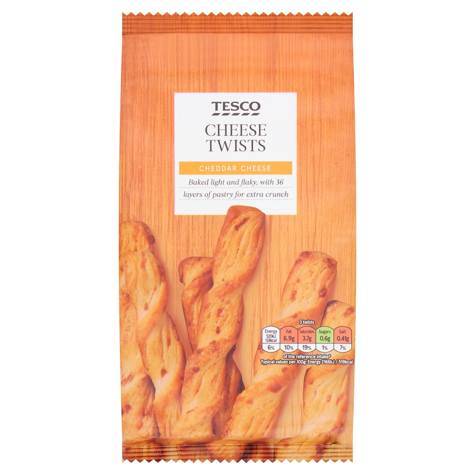Tesco Cheese Twists 125g