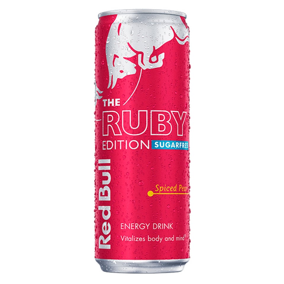Red Bull The Ruby Edition Sugarfree Energy Drink - Spiced Pear 355ml