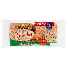 Pat The Baker Sesame And Linseed Slimbos 6 Pack 210G