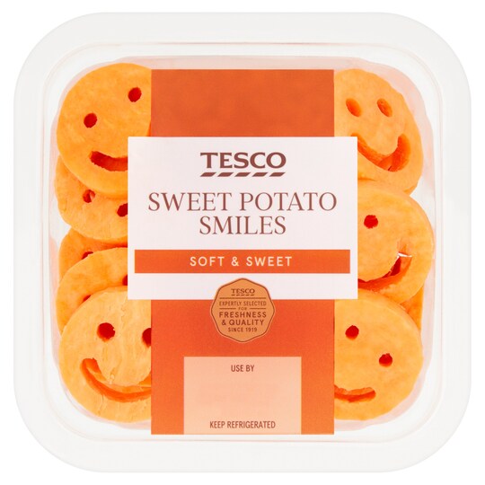 Tesco Sweet Potato Shapes 250G