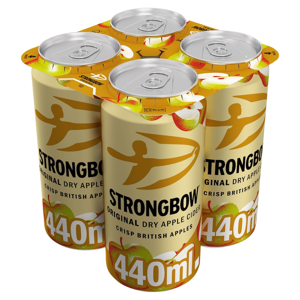Strongbow Original Cider Can 4x440ml