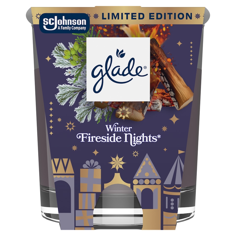 Glade Winter Fireside Nights illatgyertya 112 g
