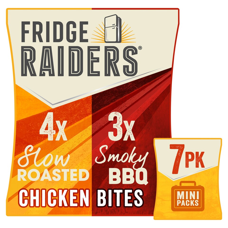 Fridge Raiders Slow Roasted & Smoky BBQ Chicken Bites 7x22.5g