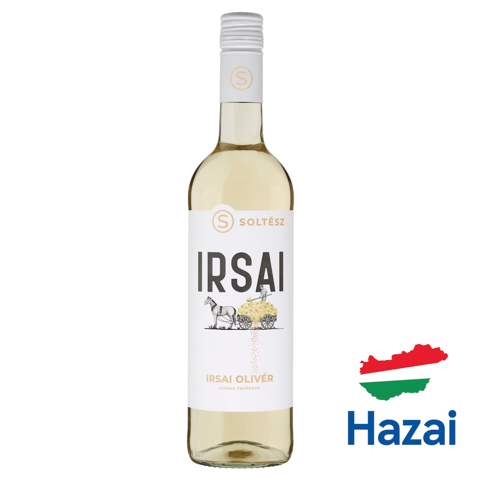 Soltész Felső-Magyarországi Irsai Olivér száraz fehérbor 11,5% 750 ml  1. kép