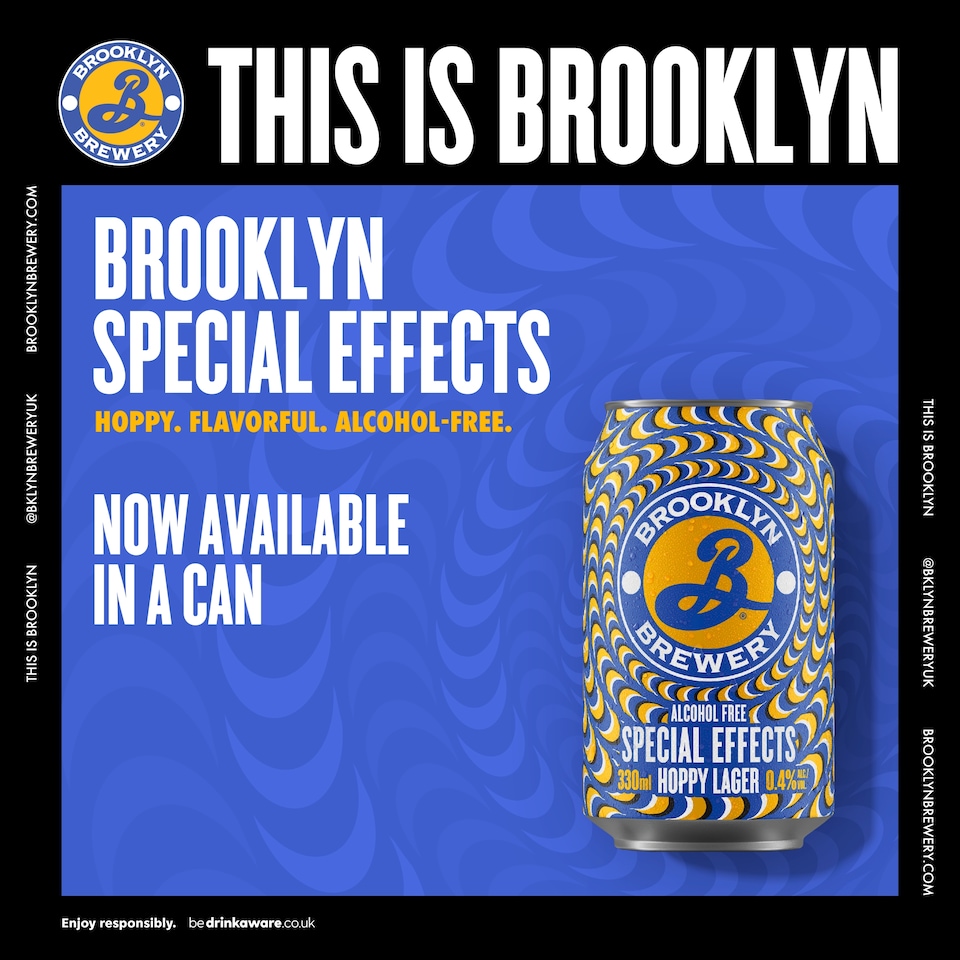 image 1 of Brooklyn Special Effects Alcohol Free Lager Beer Bottle 4x330ml