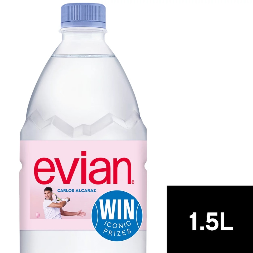Evian Natural Bottled Mineral Still Water 1.5L