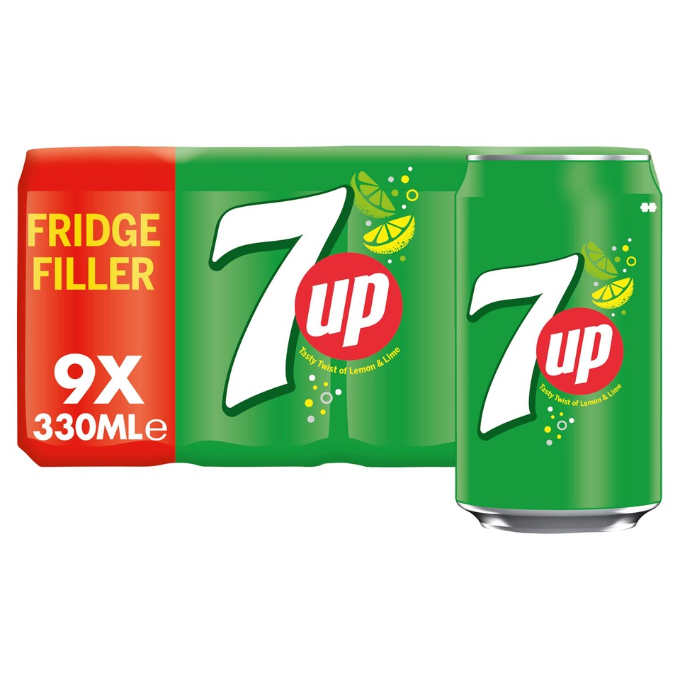 7Up Regular Can 9X330ml