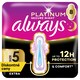 obrázok 1 z Always Platinum Hygienické Vložky Secure Night Extra (Veľkosť 5) 8 Vložiek