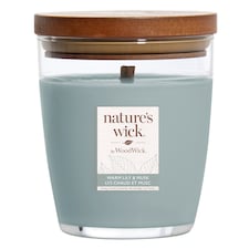 Nature's Wick Warm Lily & Musk Scented Candle 284g 