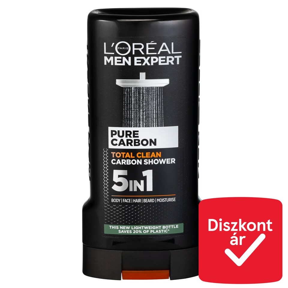 L'Oréal Paris Men Expert Pure Carbon tusfürdő gél 300 ml
