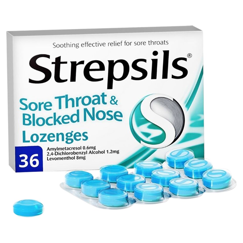 image 1 of Strepsils Sore Throat And Blocked Nose Lozenges 36
