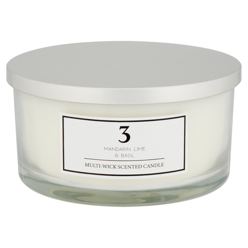 image 1 of F&F Home Timeless Multi Wick Candle - Mandarin, Lime & Basil 700g