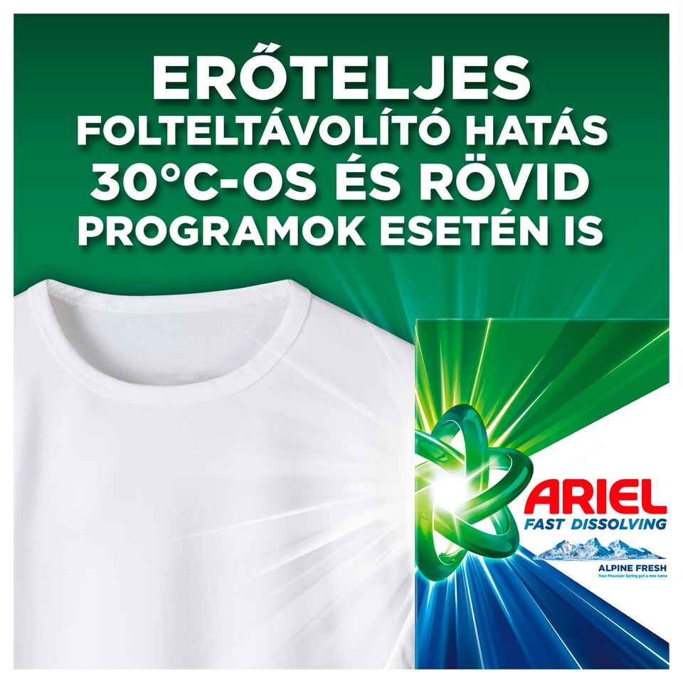 Ariel Mosópor, 2.75 kg, 50 Mosáshoz, Alpine Fresh  1. kép