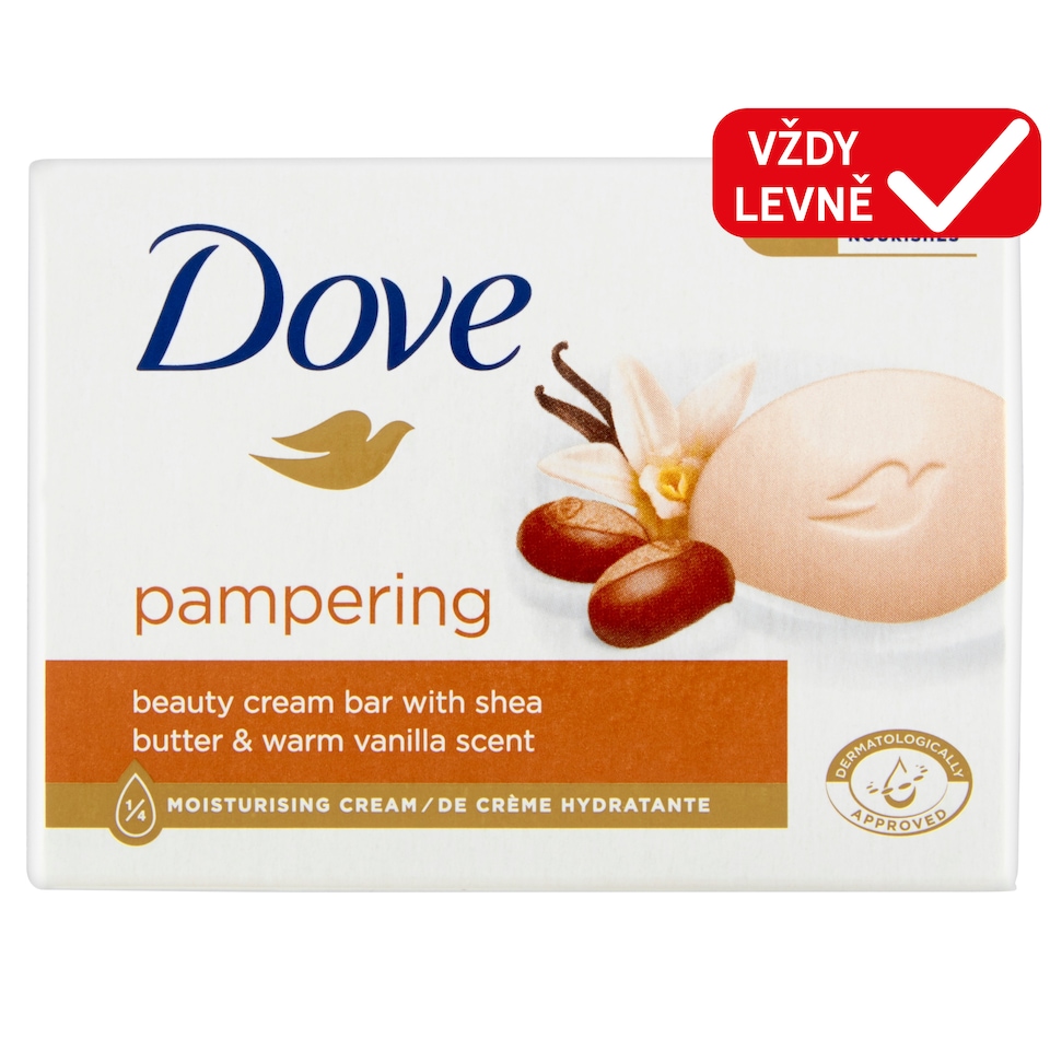 Obrázek 1 pro produkt Dove Pampering Bambucké máslo a vanilka Krémová tableta 90g