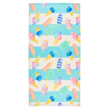 F&F Home Ice Lollies Printed Beach Towel