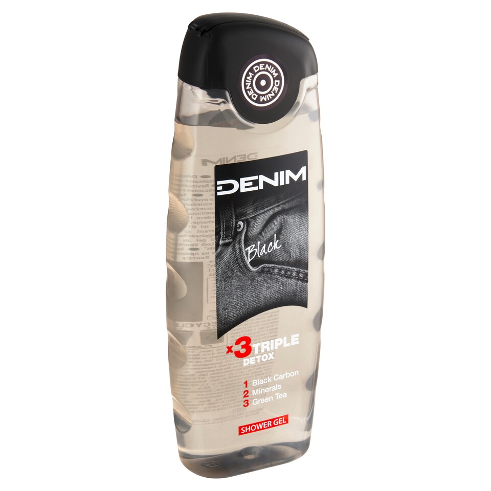 Obrázek 1 pro produkt Denim Black revitalizační a osvěžující sprchový gel 400ml