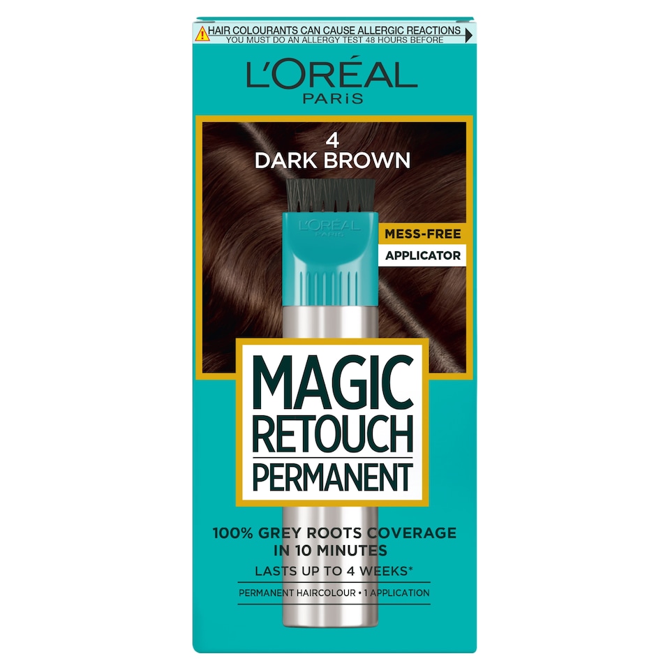 image 1 of L'Oreal Paris Magic Retouch Permanent 4 Dark Brown