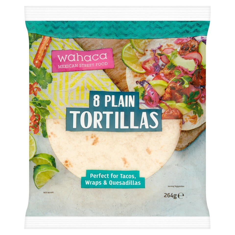 Wahaca Plain Flour Tortilla 264G