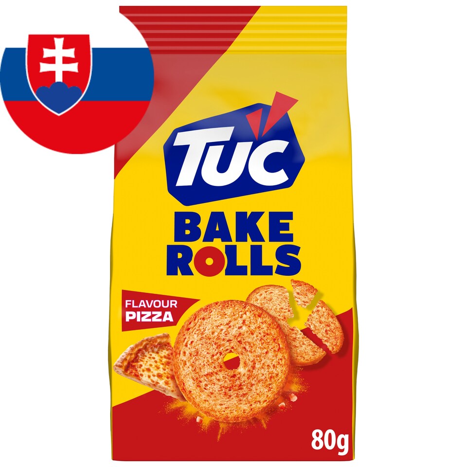 Tuc Bake Rolls Pizza Flavor 80 g