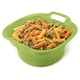 image 1 of Joie Collapsible Silicone Colander Green