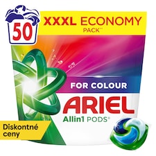 Ariel Allin1 PODS Washing Liquid Capsules For Color, 50 Washes