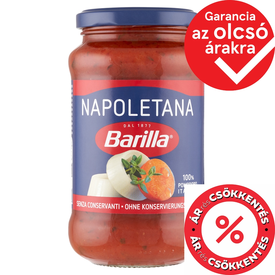 Barilla Napoletana paradicsomszósz hagymával és zöldfűszerekkel 400 g