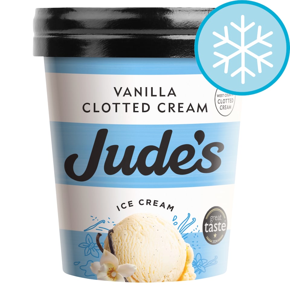 Judes Vanilla Clotted Cream Ice Cream 460Ml