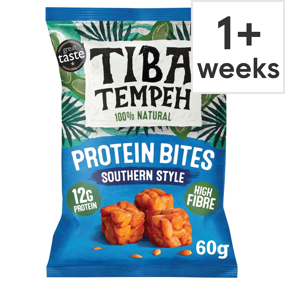 image 1 of Tiba Tempeh Southern Style Protein Bites 60g