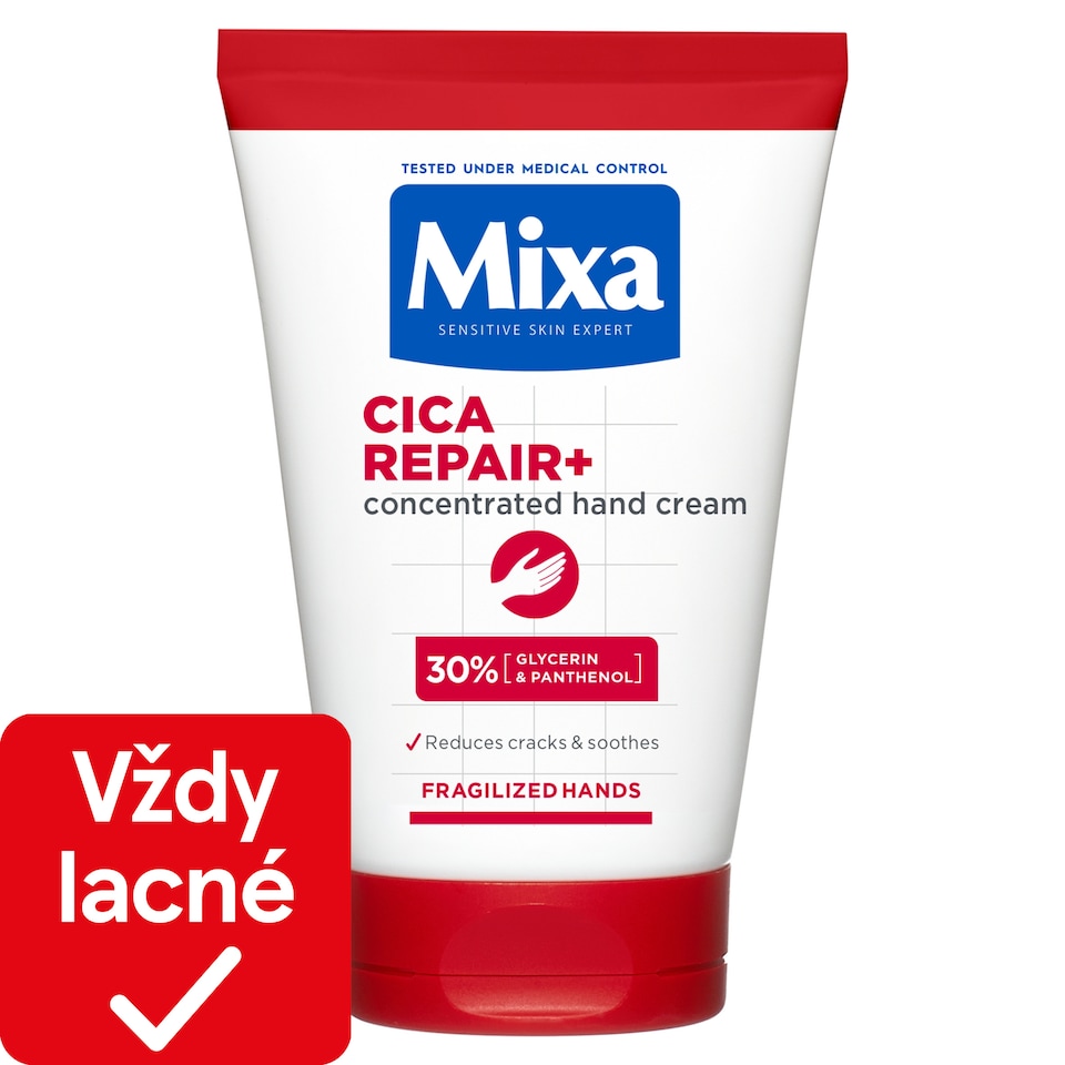 Mixa Cica Repair+ krém na oslabené ruky, 50 ml