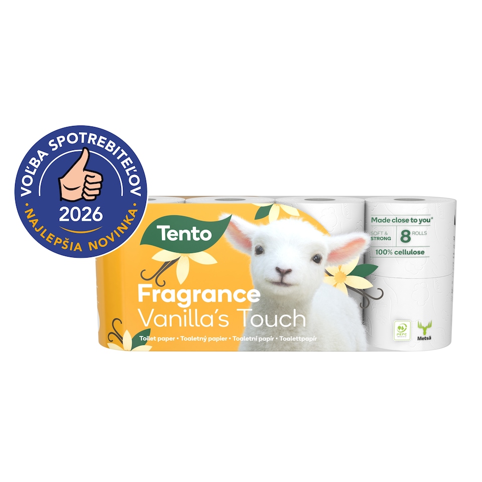 Tento Fragrance Vanilla's Touch Toilet Paper 3 Ply 8 pcs