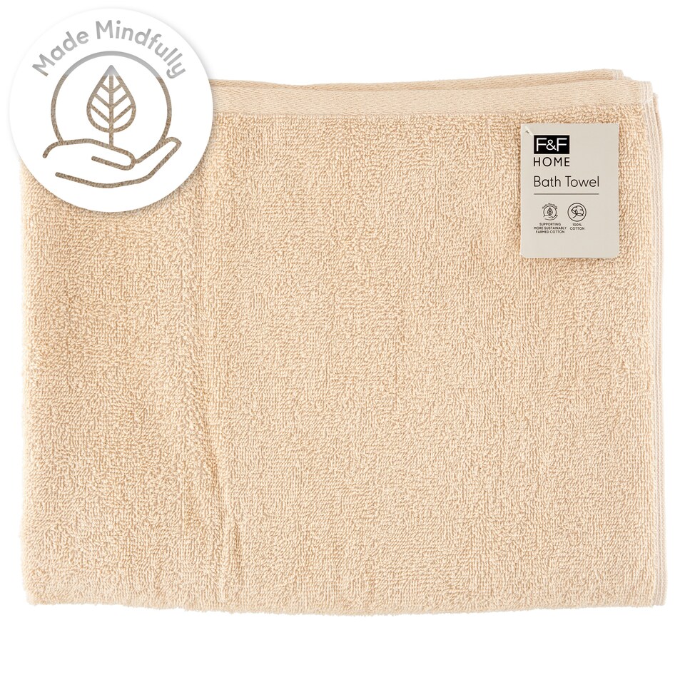 F&F Home Taupe Basic törülköző 70 cm x 120 cm